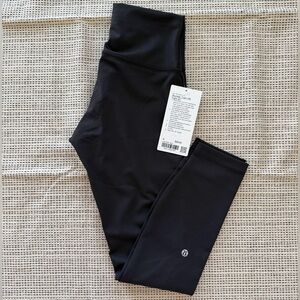 NWT Lululemon Wunder Train Tight 25” Black Size 6